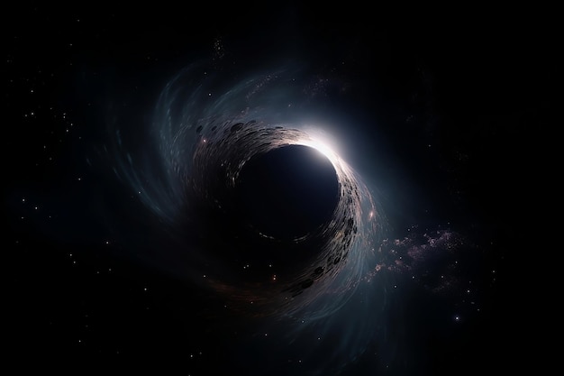 Abstract illustration of black hole