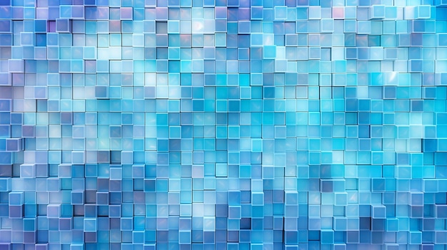 Abstract illustration of blue cubes background futuristic background design