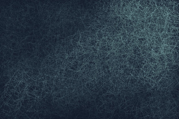 Abstract illustration on dark blue background and light blue geometric lines.