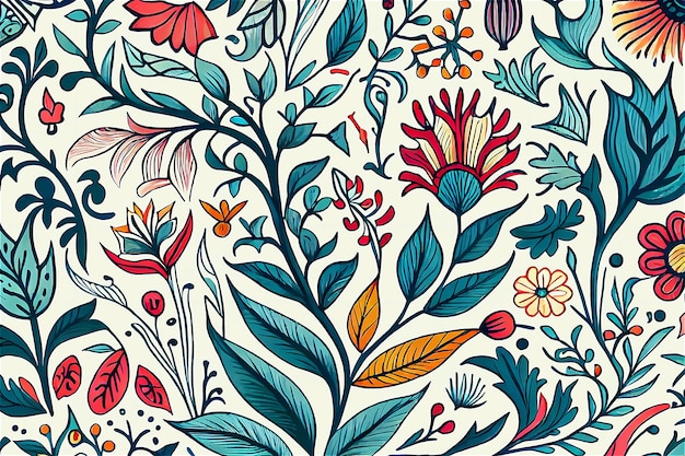 Abstract illustration of a flower pattern