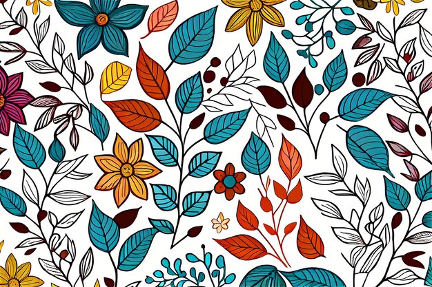 Abstract illustration of a flower pattern