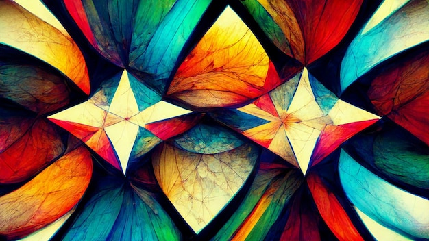 Абстрактная иллюстрация из разноцветной масляной краски на черном фоне, яркая 3D масляная краска
