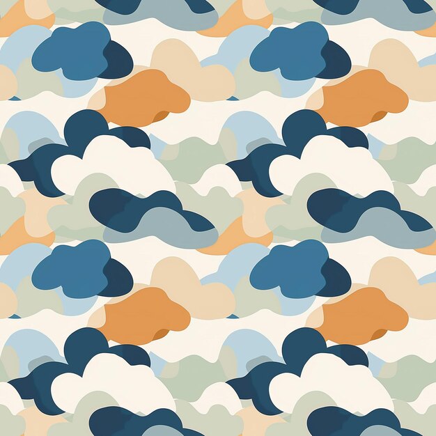 Abstract Illustration Pattern Clouds Sky Design Dreamy