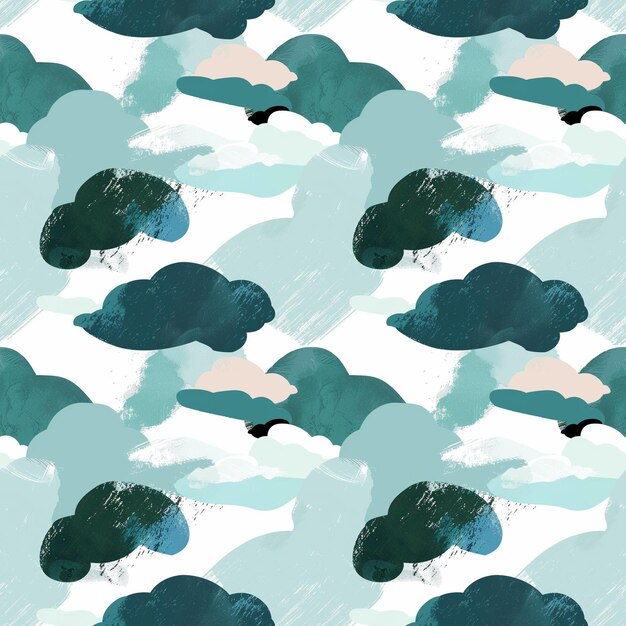 Abstract Illustration Pattern Clouds Sky Design Dreamy