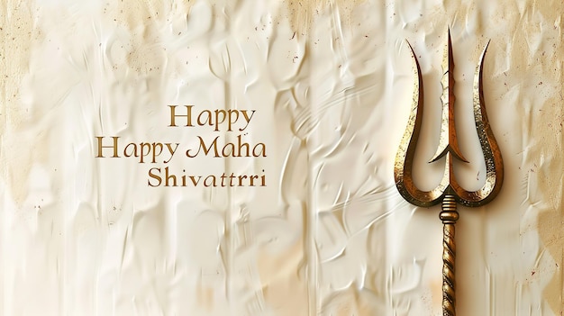 Photo abstract illustration of shivratri greeting card designvector illustration