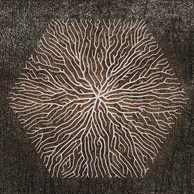 Abstract illustration of tree branches or roots