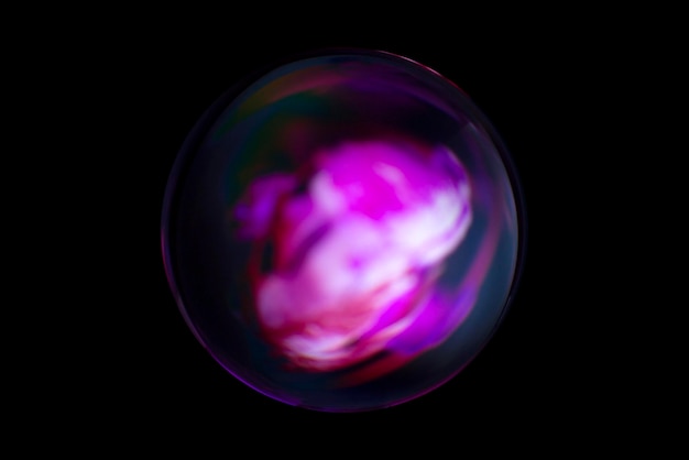 Abstract image of a colorful sphere