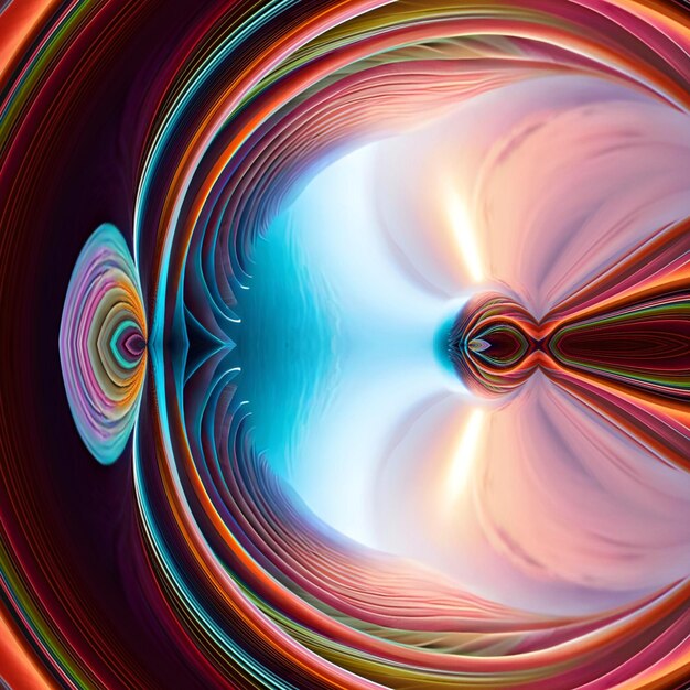 An abstract image of a colorful swirl with the word love on it.