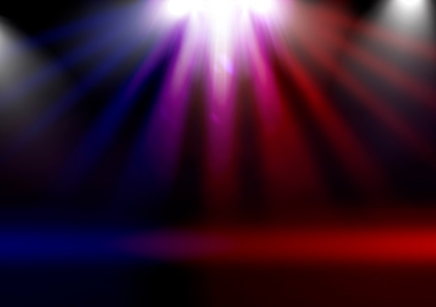 Photo abstract image of a disco lights on a stage