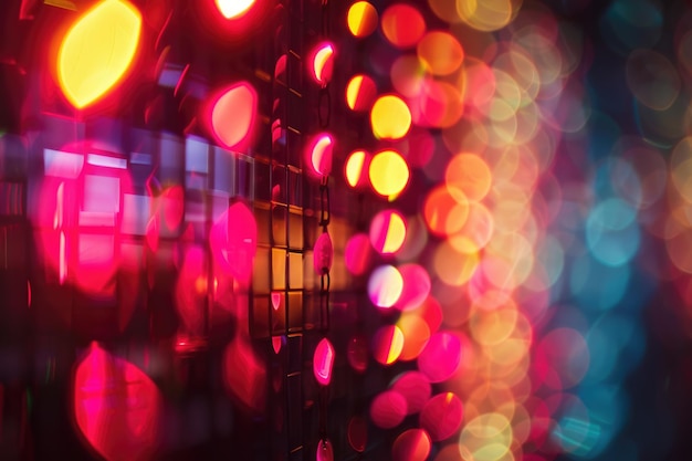 Abstract image of disco lights