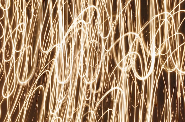 Abstract image of light trails