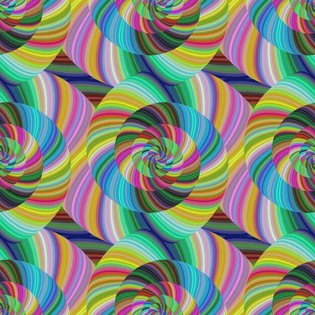 사진 다채로운 회전 패턴의 추상적인 이미지