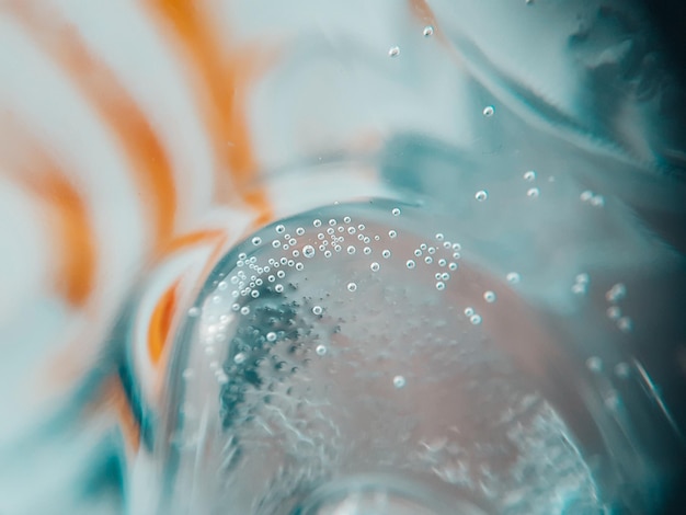 写真 水の泡の抽象的な画像