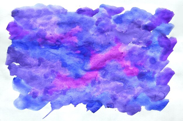 Abstract image of purple painted over white background