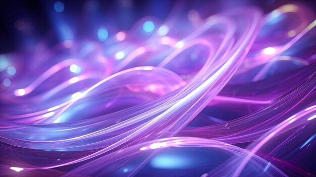 cinema4d でレンダリングされたスタイルで渦巻く色の LED ライトの抽象的なイメージ