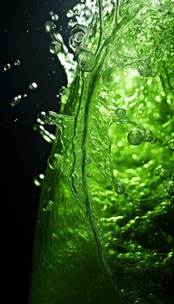 Abstract image of toxic water