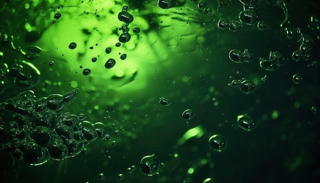 Abstract image of toxic water