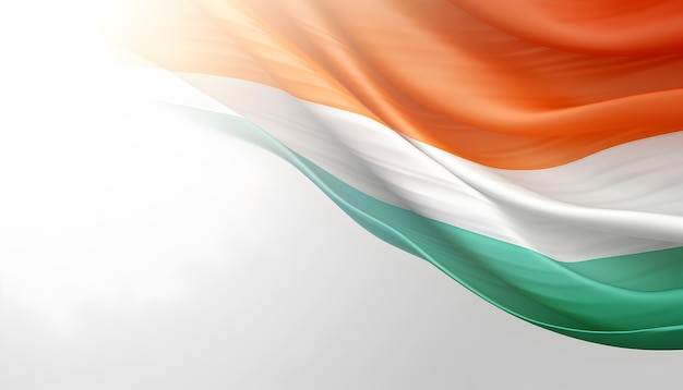 abstract india or indian flag waving grunge style background