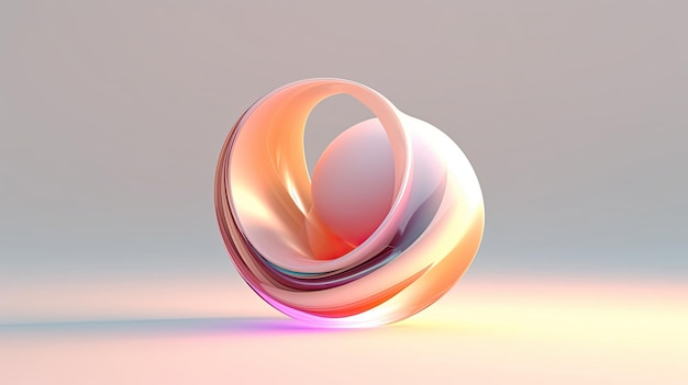 Abstract Infusion Wavy Background Generative AI