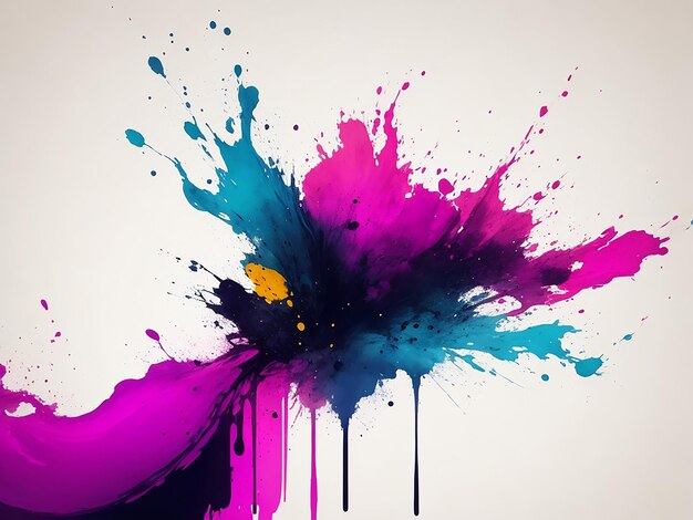 Abstract ink splash background