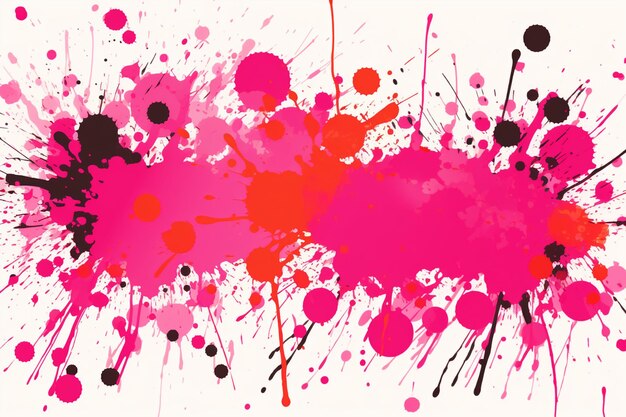 Photo abstract ink splatter grunge background