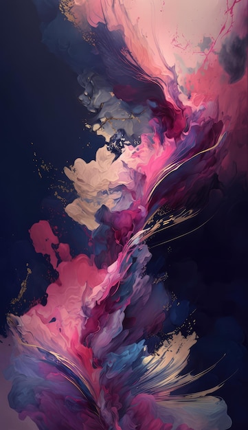 Abstract ink texture wallpaper