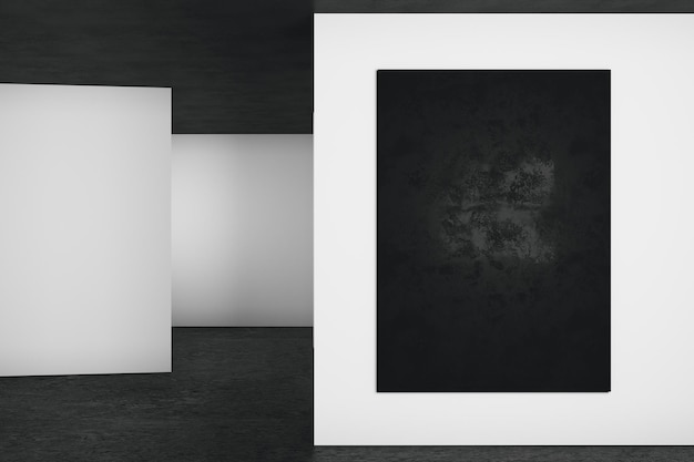 Foto abstract interieur met poster