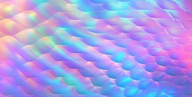 Abstract iridescent holographic background