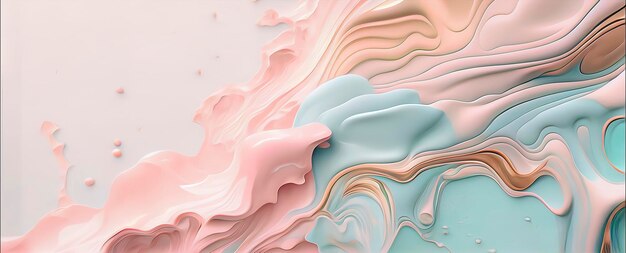 Abstract Japanese design with pastel colors