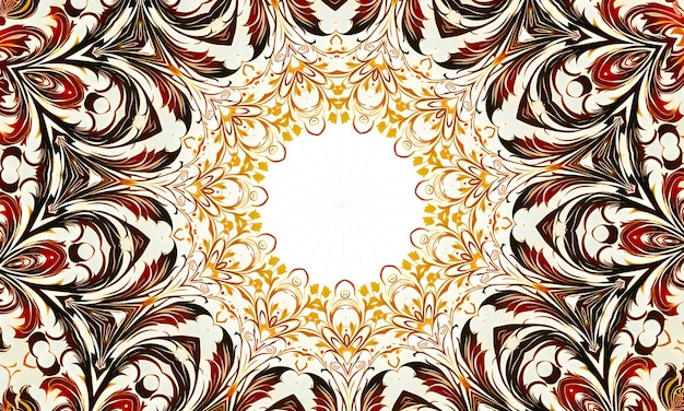 Абстрактный калейдоскопный фон Красивая многоцветная калейдоскопная текстура Уникальный дизайн мандалы