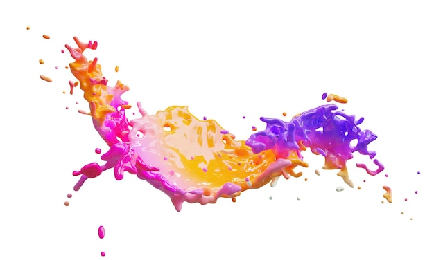 abstract kleur splash kleur ontwerp achtergrond