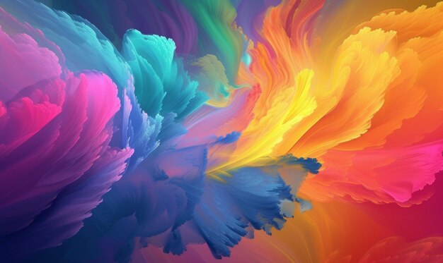 abstract kleurrijk behang