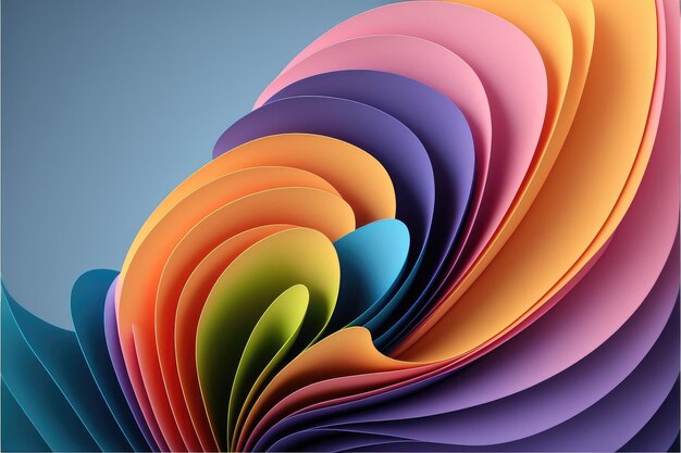 Abstract kleurrijk golfpatroon van spectrumkleur