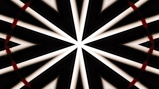Abstract Kleurrijk Hypnotiserend Symmetrisch Patroon Sier Decoratieve Caleidoscoop Beweging Geometrische Cirkel en Stervormen