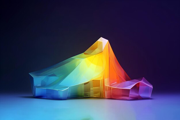 abstract kleurrijke prisma stijl achtergrond