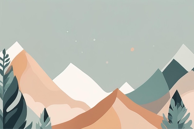 abstract landscape with mountains and forestabstract landscape with mountains and forestmountain for