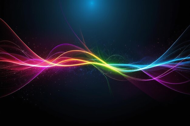 Photo abstract laser effect horizontal background