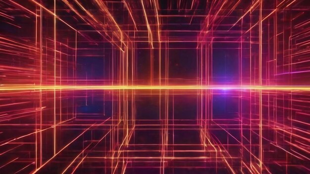 Abstract laser effect horizontal background