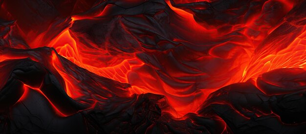 Photo abstract lava flow background