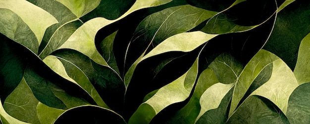 Abstract leaves nature background