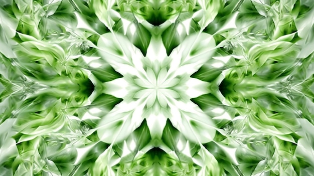 Abstract Leaves Pattern