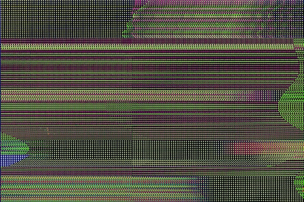 Photo abstract led screen glitch