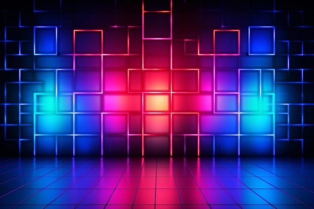 abstract led wall background