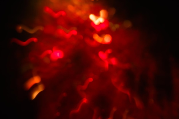 Abstract lens flare defocused lights glowing blur glow burst festive new year backdrop