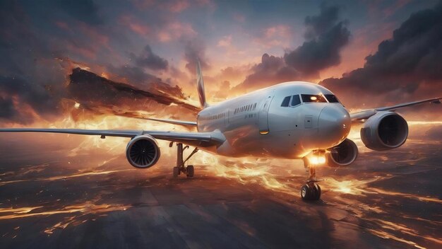 Photo abstract light background the plane dissected into many pieces at different levels