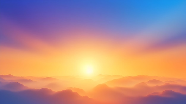 abstract light background that simulates the ethereal beauty of a sunrise or sunset