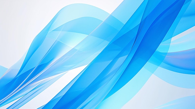 Abstract light blue background transparent gradient stained glass background 3D rendering