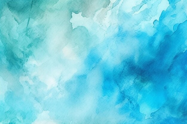 Abstract light blue watercolor for background