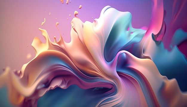 Abstract light color crealive background UI UX Design