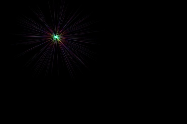 Photo abstract light effect